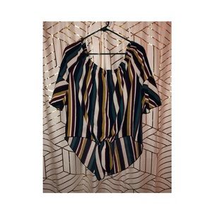 Cold Shoulder Crop Top